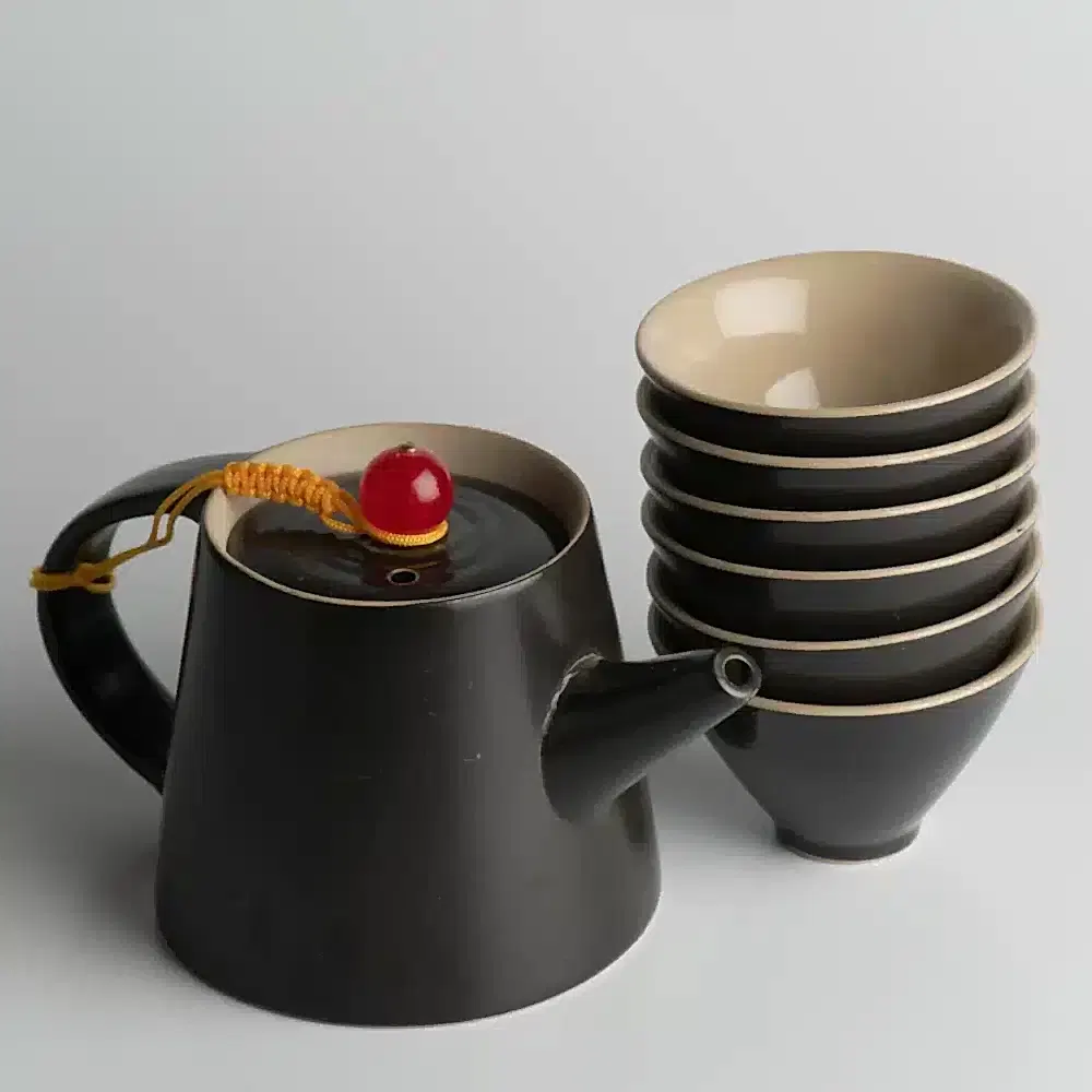 Geleneksel Siyah Demlik Set