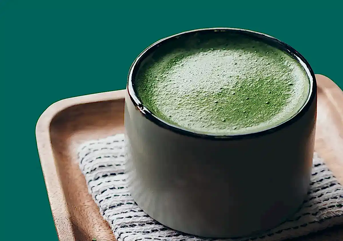 Matcha çayı yaprakları