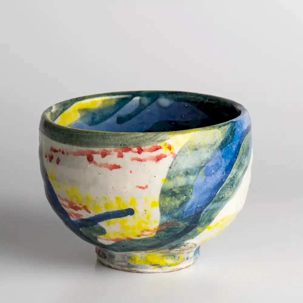 Japon Premium Matcha Kasesi (Chawan) - Çok Renkli