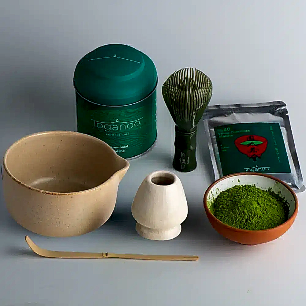 matcha tea hazırlama kiti
