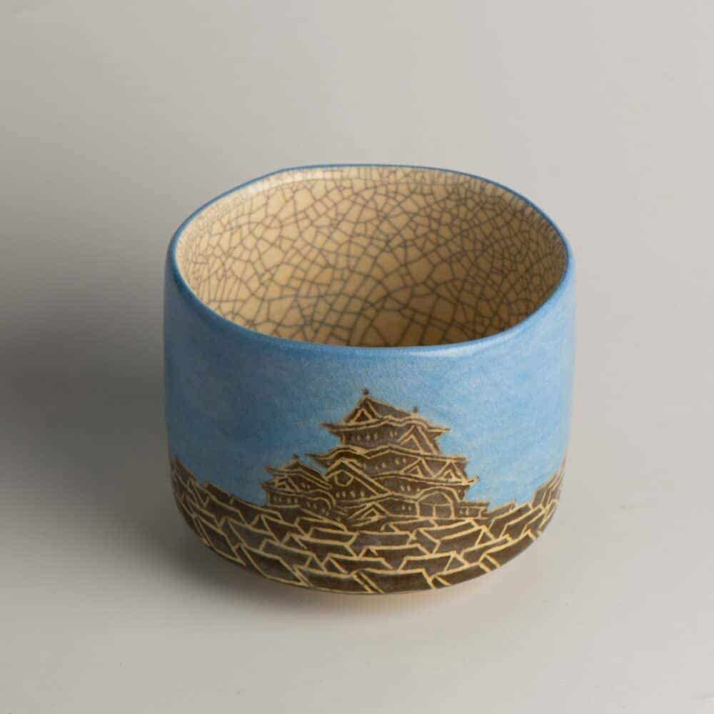 premium matcha çayı kasesi