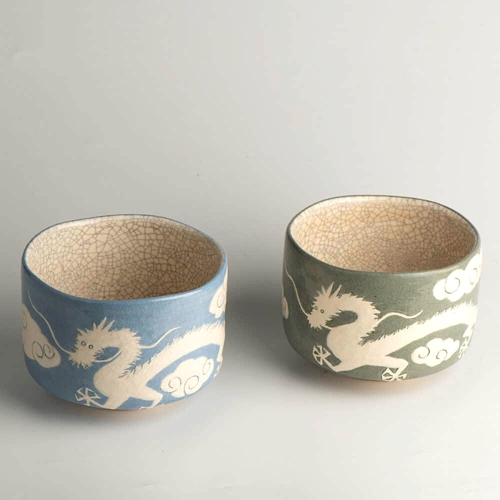 Cloud Dragon Matcha Bowl