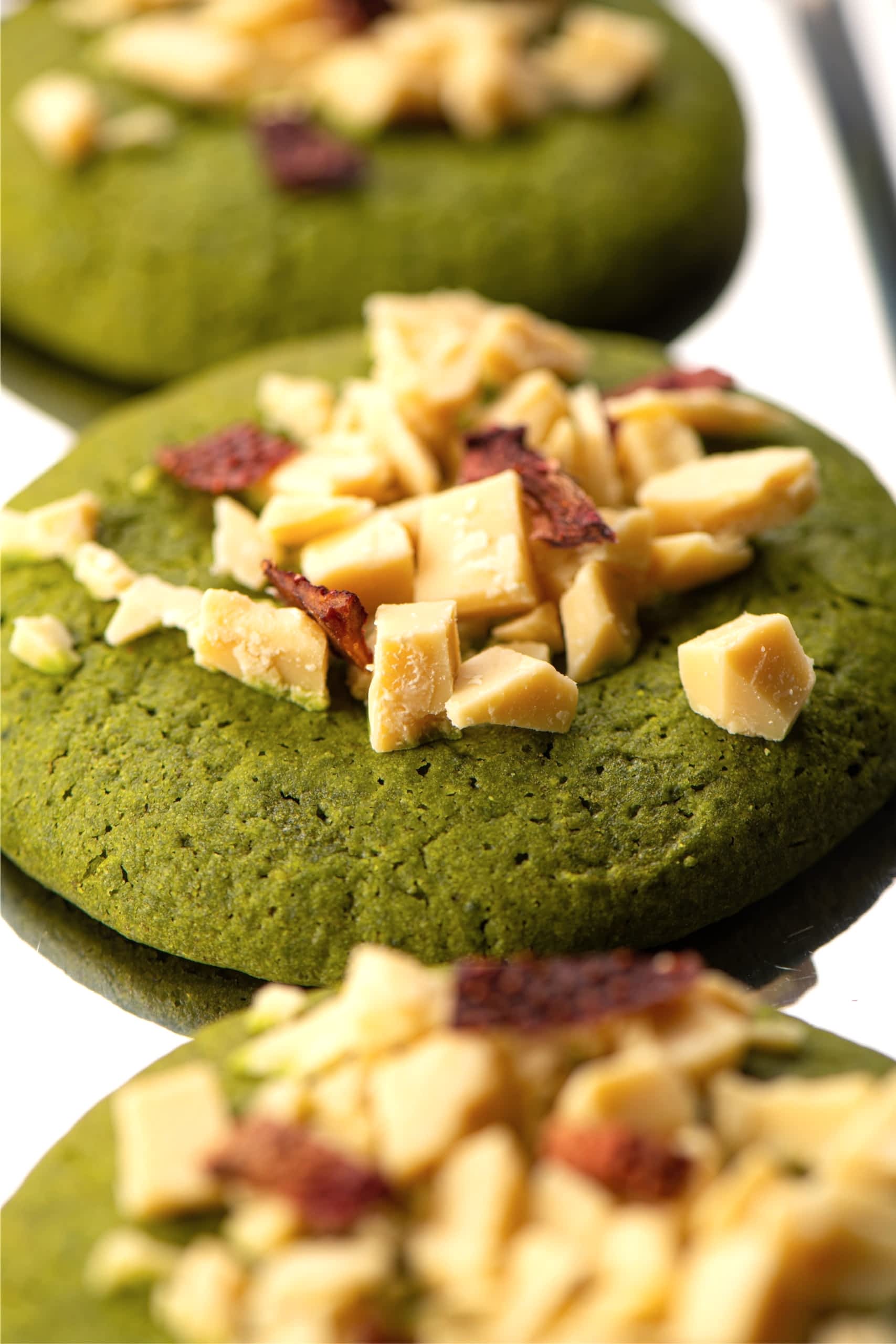 "Matcha tozu ile yapılmış yeşil çaylı cookie kurabiye tarifi - Toganoo Culinary Grade"