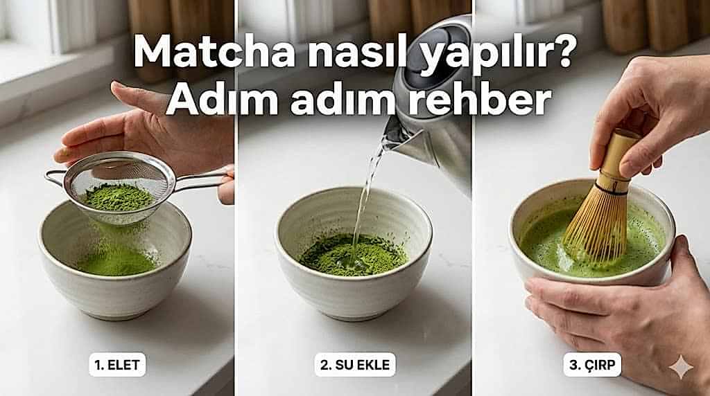 Toganoo bambu fırça ile evde bol köpüklü matcha çayı yapımı ve hazırlama tekniği